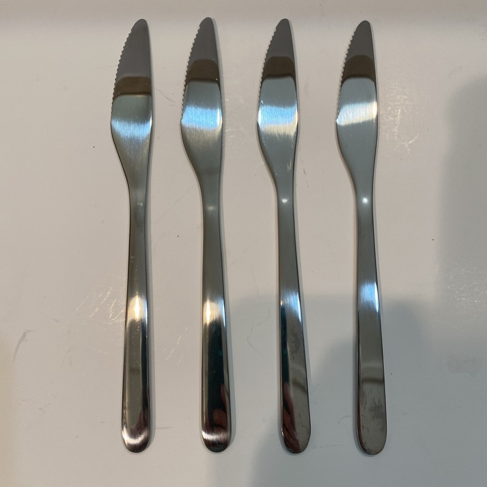 4 Pieces Ikea Stainless Steel Knives Knife Flatware 223 88 Tablespoon Serve